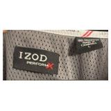 O - Izod PerformX Black Quarter-Zip Pullover Shirt Size Large