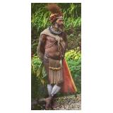 O - Indigenous Papua New Guinea Tribe Member Portrait