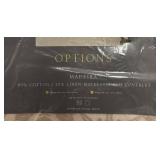 O - Options Madeira Matelasse Queen Bed Coverlet in Sealed Packaging