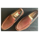 BR - Timberland Barrett Slip-On Brown Leather Shoes, Size 10