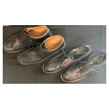 BR - Set of 2 Pairs Black Leather Men