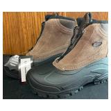 BR - Weatherproof Taupe Waterproof Leather Winter Boots Size 11M