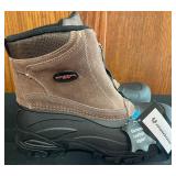BR - Weatherproof Taupe Waterproof Leather Winter Boots Size 11M