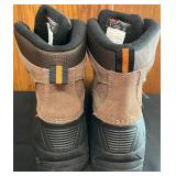 BR - Weatherproof Taupe Waterproof Leather Winter Boots Size 11M