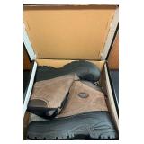 BR - Weatherproof Taupe Waterproof Leather Winter Boots Size 11M