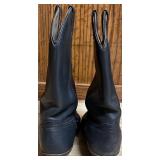 BR - Double H Black Leather Cowboy Boots