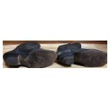 BR - Double H Black Leather Cowboy Boots