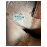 BR - Double H Black Leather Cowboy Boots