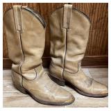 BR - Frye Tan Leather Western Cowboy Boots Size 10.5D