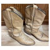 BR - Frye Tan Leather Western Cowboy Boots Size 10.5D