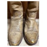BR - Frye Tan Leather Western Cowboy Boots Size 10.5D