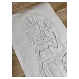 BR - Asian Temple Rubbing of Female Deity