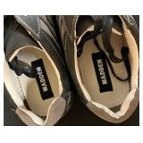 BR - Set of 2 Madden M-Tourny Leather Shoes Size 10 Black and Brown
