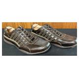 BR - Set of 2 Madden M-Tourny Leather Shoes Size 10 Black and Brown