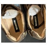 BR - Set of 2 Madden M-Tourny Leather Shoes Size 10 Black and Brown