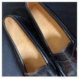 BR - Pair of Frye Black Leather Penny Loafers 11M and Brown Suede Oxfords