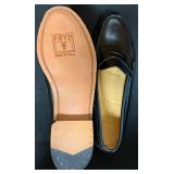 BR - Pair of Frye Black Leather Penny Loafers 11M and Brown Suede Oxfords