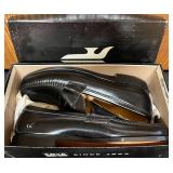 BR - Pair of Frye Black Leather Penny Loafers 11M and Brown Suede Oxfords