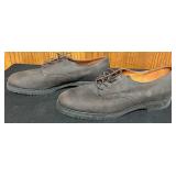 BR - Pair of Frye Black Leather Penny Loafers 11M and Brown Suede Oxfords