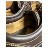 BR - Set of 2 Mens Brown Leather Shoes Including Tommy Hilfiger and 10.5/44 Oxfords