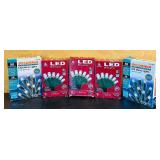 LR - Set of 5 Boxes LED Christmas Mini and Micro String Lights 50 Count Each