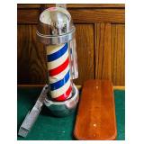 LR - William Marvy Model 410 Vintage Barber Pole
