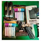 BS - Hair Styling Set with Lescolton Dryer, Brushes, Clips, and Accessories