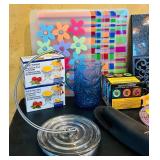 LR - Mixed Kitchenware Lot with Cutting Boards, Trivets, Pitcher, and Accessories