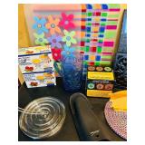 LR - Mixed Kitchenware Lot with Cutting Boards, Trivets, Pitcher, and Accessories