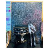 LR - Mixed Kitchenware Lot with Cutting Boards, Trivets, Pitcher, and Accessories