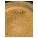 LR - Decor Collection with Signed Blue Pottery Bowl, Tall Purple Vase, and Floral Key Cabinet