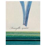 LR - Decor Collection with Signed Blue Pottery Bowl, Tall Purple Vase, and Floral Key Cabinet