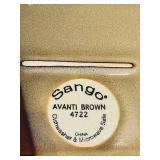 K - Large Kitchenware Collection with Sango Avanti Plates, Flatware Set, Misto Olive Oil Sprayer, Trays, and Accessories