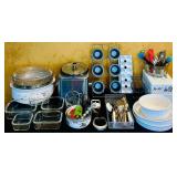 LR - Large Kitchenware Collection with Appliances, Bakeware, Utensils, and Storage