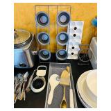 LR - Large Kitchenware Collection with Appliances, Bakeware, Utensils, and Storage