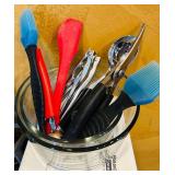 LR - Large Kitchenware Collection with Appliances, Bakeware, Utensils, and Storage