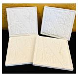 K - Collection of 11 Monogrammed Coasters and Tiles