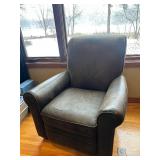 LR - Barcalounger Leather Armchair