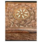 LR - Collection of 6 Handcrafted Wooden Boxes Various Shapes and Designs