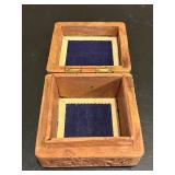 LR - Collection of 6 Handcrafted Wooden Boxes Various Shapes and Designs
