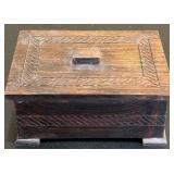 LR - Collection of 6 Handcrafted Wooden Boxes Various Shapes and Designs