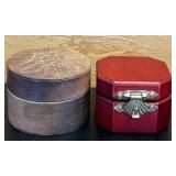 LR - Collection of 6 Handcrafted Wooden Boxes Various Shapes and Designs