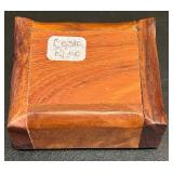 LR - Collection of 6 Handcrafted Wooden Boxes Various Shapes and Designs