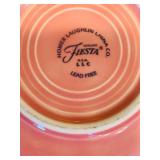 LR - Royal Doulton 1815 and Fiesta Porcelain Saucer Set, Assorted Pastel Colors, Largest 6 Inch Diameter