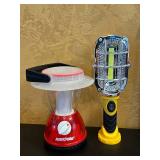 LR - Emergency Preparedness Set with Fire Blanket, 14.5in Flashlight, Lantern, Utility Light, and Folding Knife