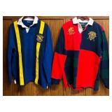 BS - Set of 2 Polo Ralph Lauren Rugby Shirts Size Large