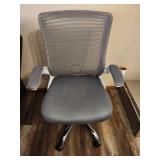 Creativity Mesh Office Chair with Chrome Base Gray