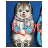 2 Sno-Buddies 36-inch foam snow sleds featuring animal graphics