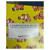 Two sets of composition notebooks