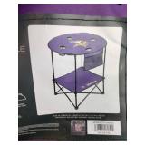 Minnesota Vikings XL Round Tailgate Table.